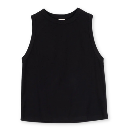 GIRLS OF DUST || JOHNNY SLEEVELESS TANKTOP BLACK