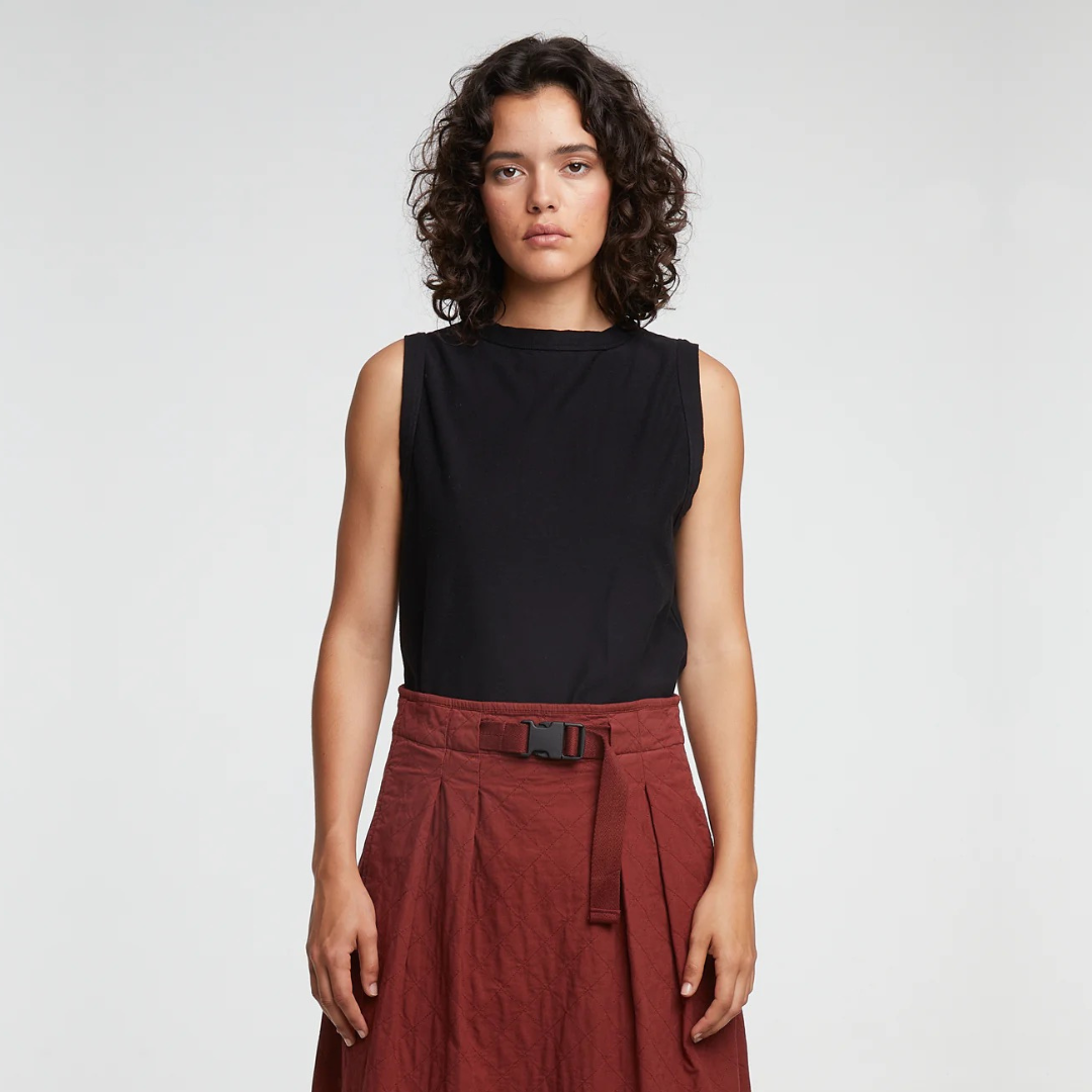 GIRLS OF DUST || JOHNNY SLEEVELESS TANKTOP BLACK