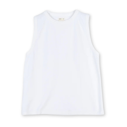 GIRLS OF DUST || JOHNNY SLEEVELESS TANKTOP WHITE