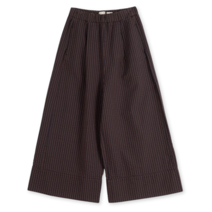 GIRLS OF DUST || WIDE LEG PANTS BS COFFEE NAVY