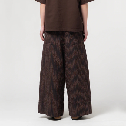 GIRLS OF DUST || WIDE LEG PANTS BS COFFEE NAVY