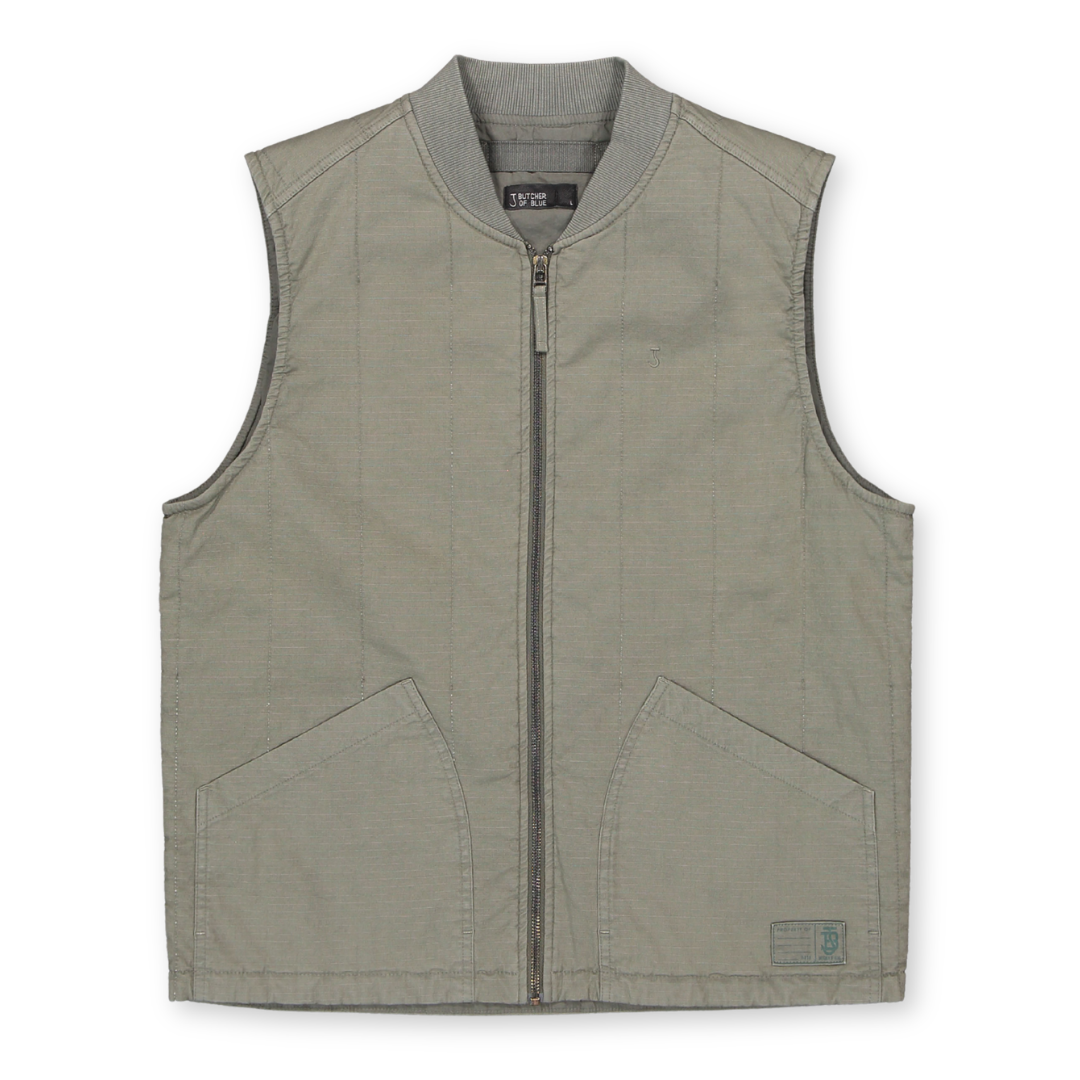 BUTCHER OF BLUE || HUNTER SUMMER VEST GRANITE GREEN
