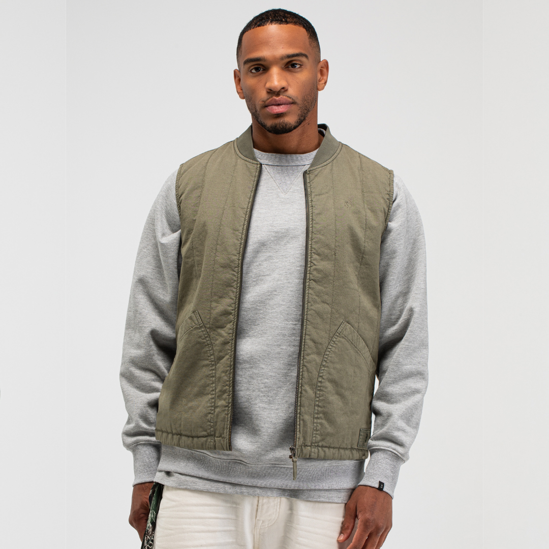 BUTCHER OF BLUE || HUNTER SUMMER VEST GRANITE GREEN