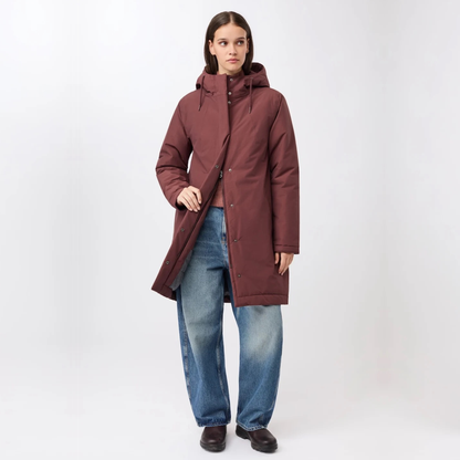 LANGER CHEN || WATTIERTER PARKA BURGUNDY