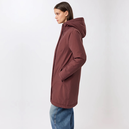 LANGER CHEN || WATTIERTER PARKA BURGUNDY