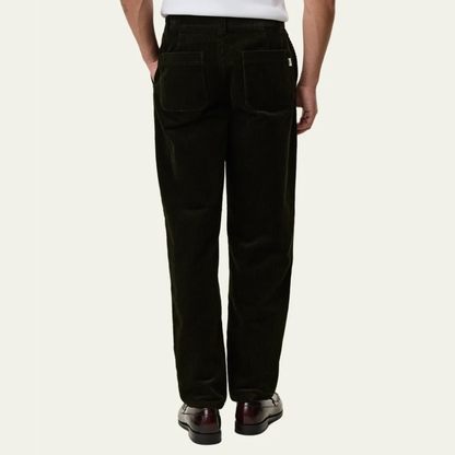 LES DEUX || CORDUROY TAPERED PANTS ROSIN GREEN MEN