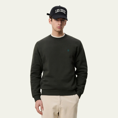 LES DEUX || CORE SEASONAL SWEATSHIRT ROSIN GREEN