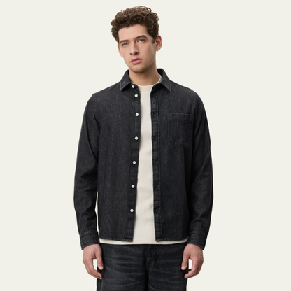 LES DEUX || DENIM SHIRT WASHED DENIM