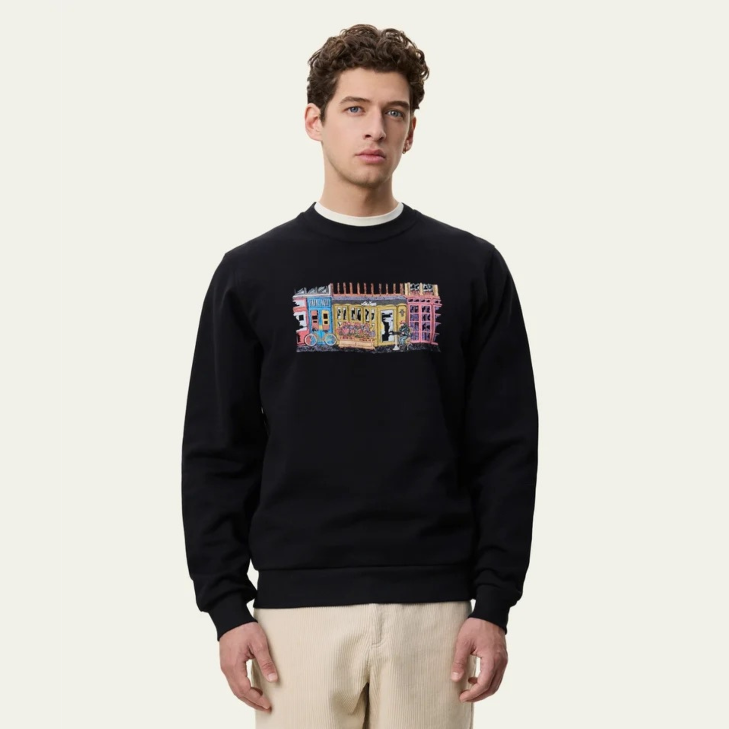 LES DEUX || MARKET SWEATSHIRT BLACK