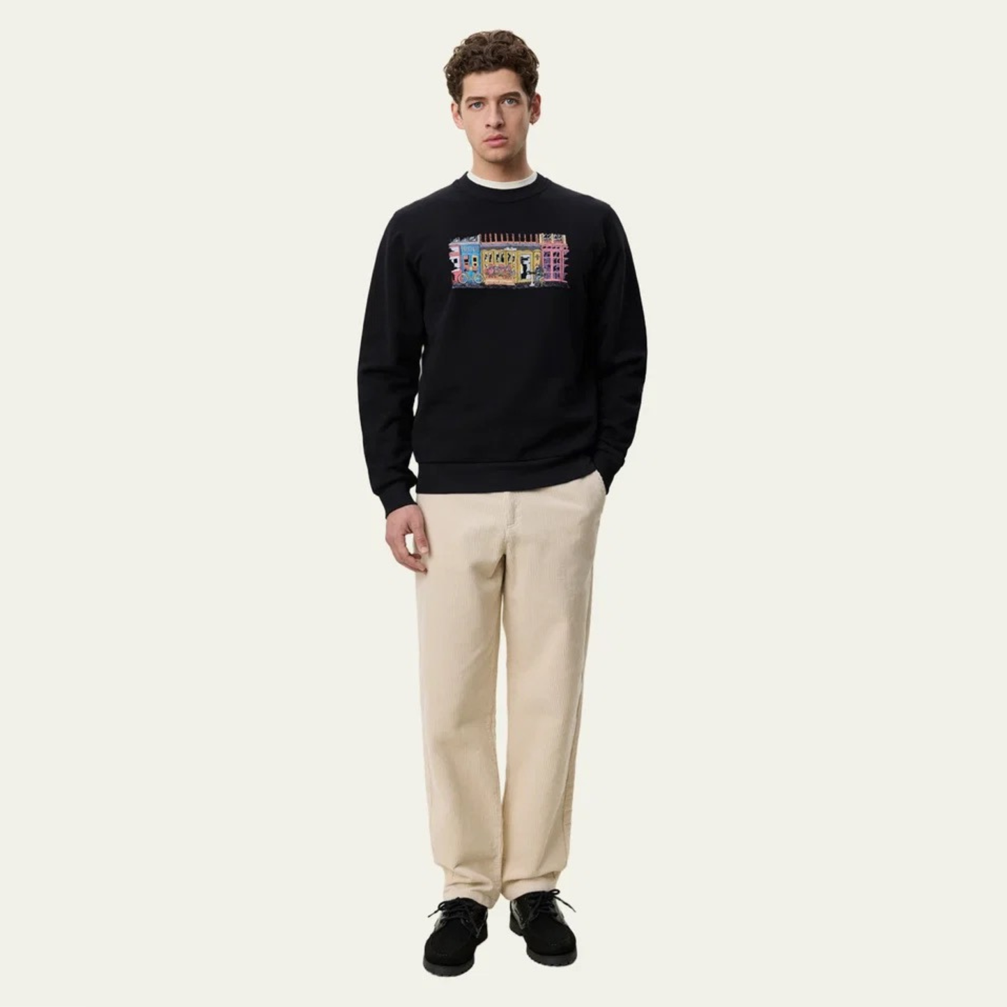 LES DEUX || MARKET SWEATSHIRT BLACK