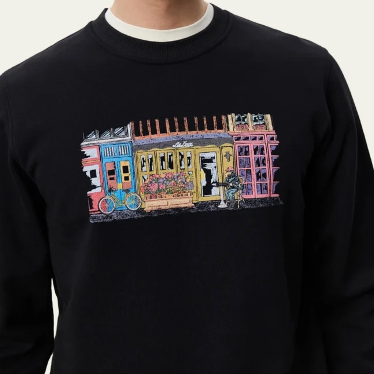 LES DEUX || MARKET SWEATSHIRT BLACK