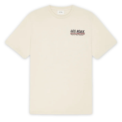 LES DEUX || RECORD T-SHIRT IVORY