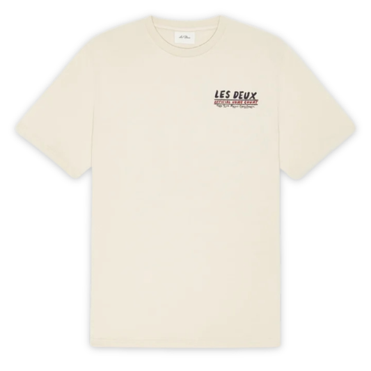 LES DEUX || RECORD T-SHIRT IVORY