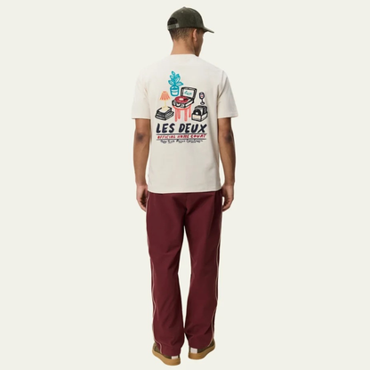 LES DEUX || RECORD T-SHIRT IVORY