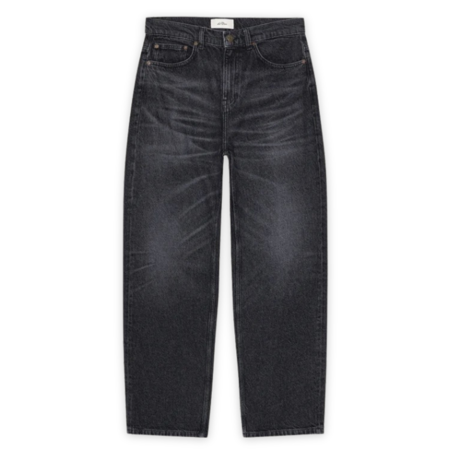 LES DEUX || ROI BLACK WASHED DENIM JEANS
