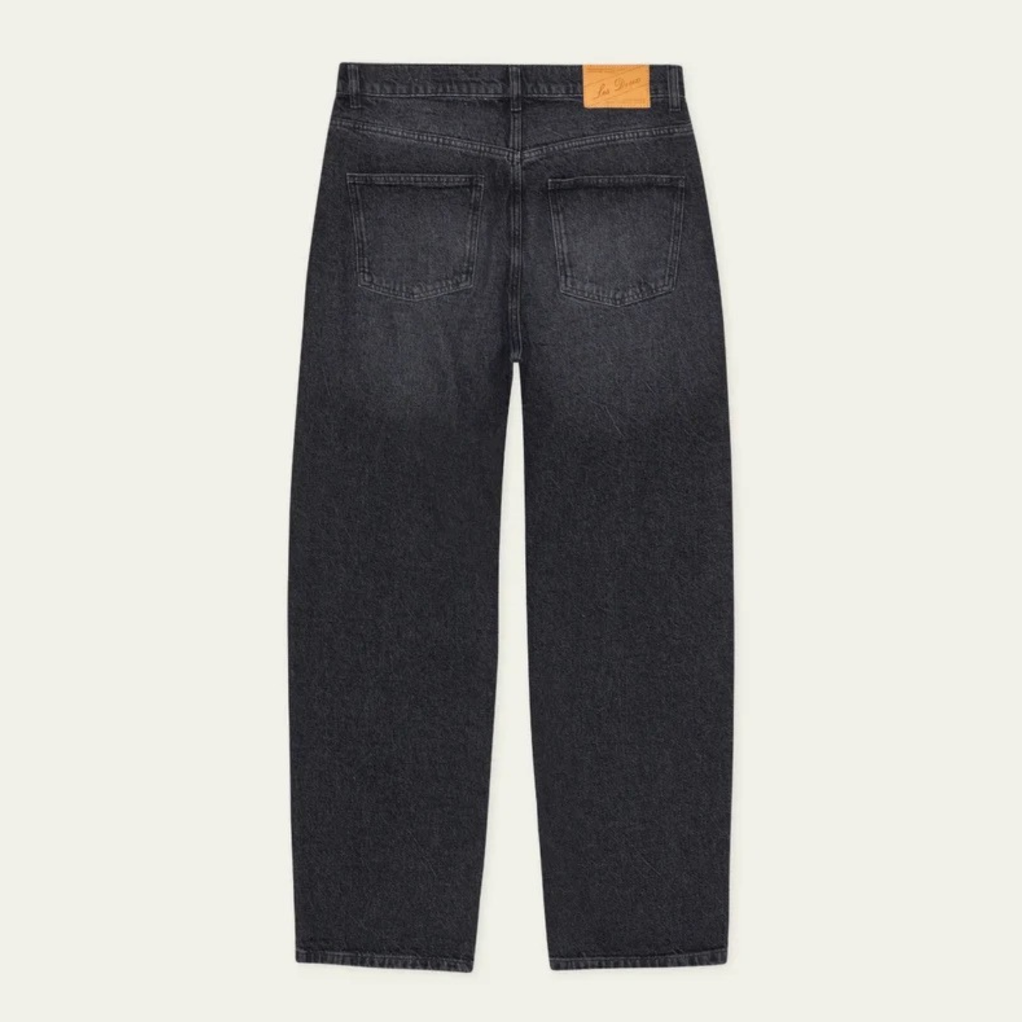 LES DEUX || ROI BLACK WASHED DENIM JEANS