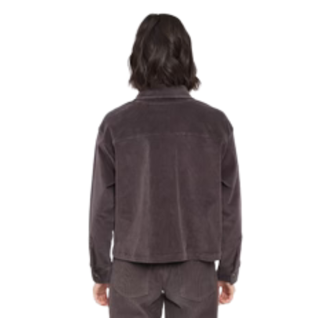 MAZINE || POCKET CORDUROY SHIRT BLACK