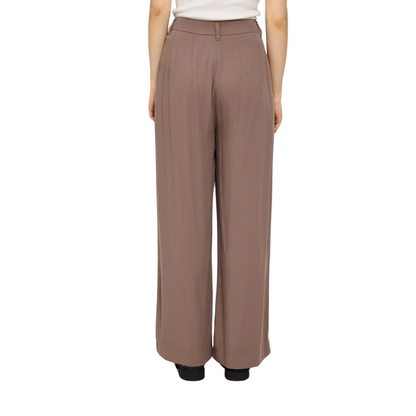 MAZINE II PLEATED PANTS GREY BROWN