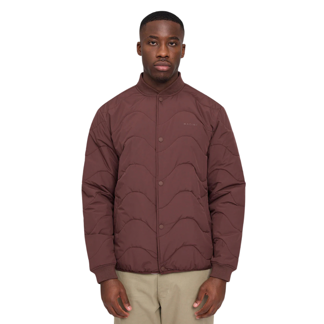 MAZINE || LINER JACKET DEEP MAHOGANY