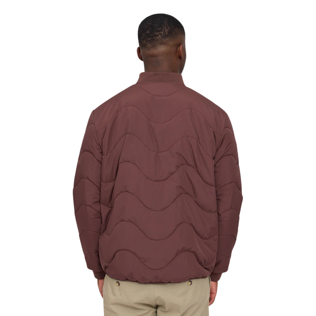 MAZINE || LINER JACKET DEEP MAHOGANY