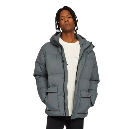 MAZINE || MOONBEAM PUFFER JACKET STEEL BLUE