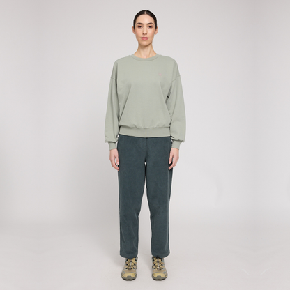MAZINE || BACK PRINT SWEATSHIRT EUCALYPTUS MINDS DAMEN