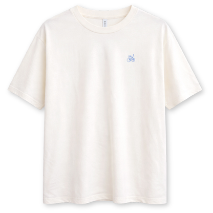 MAZINE || WOMANS BACK PRINT T-SHIRT OFFWHITE HALAL