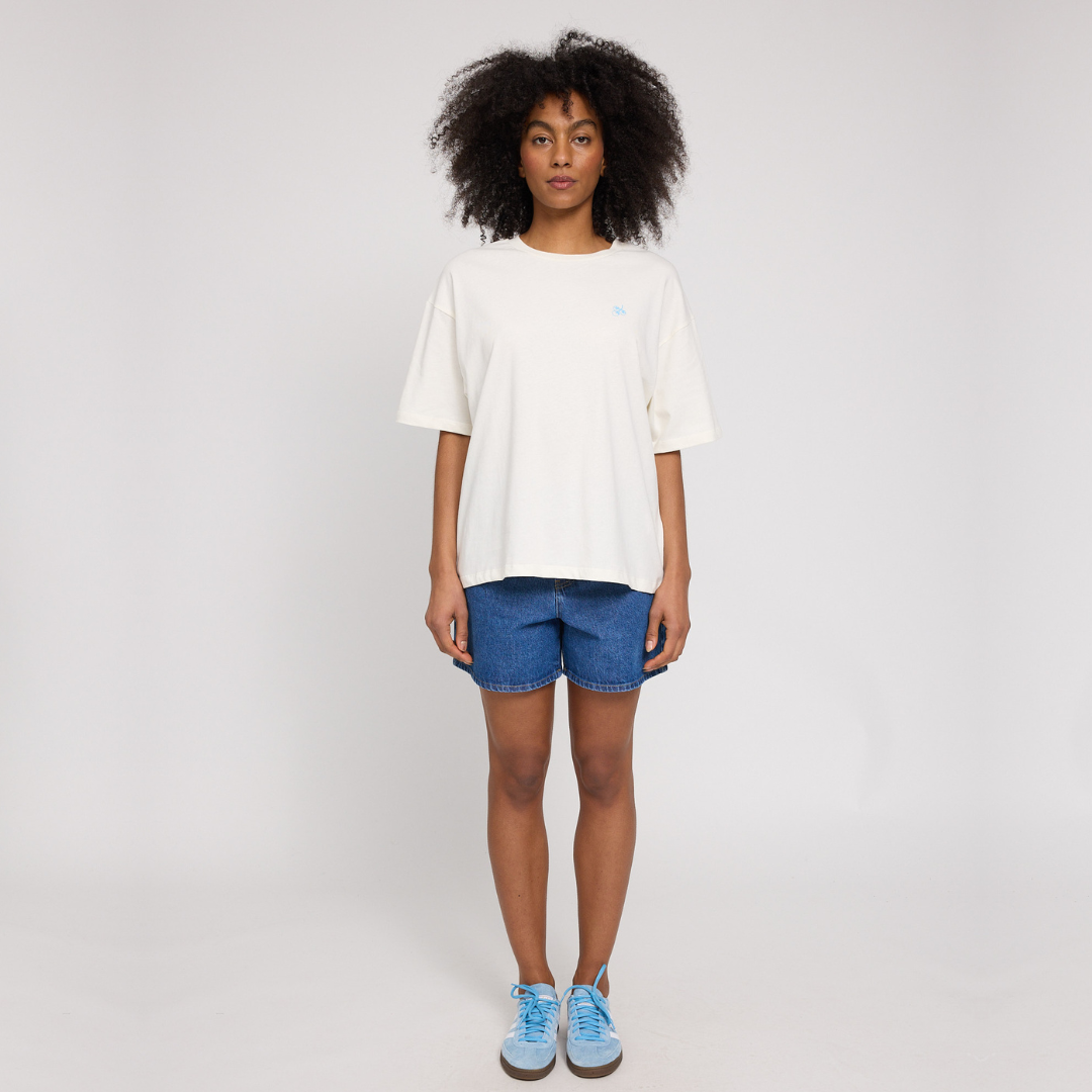 MAZINE || WOMANS BACK PRINT T-SHIRT OFFWHITE HALAL