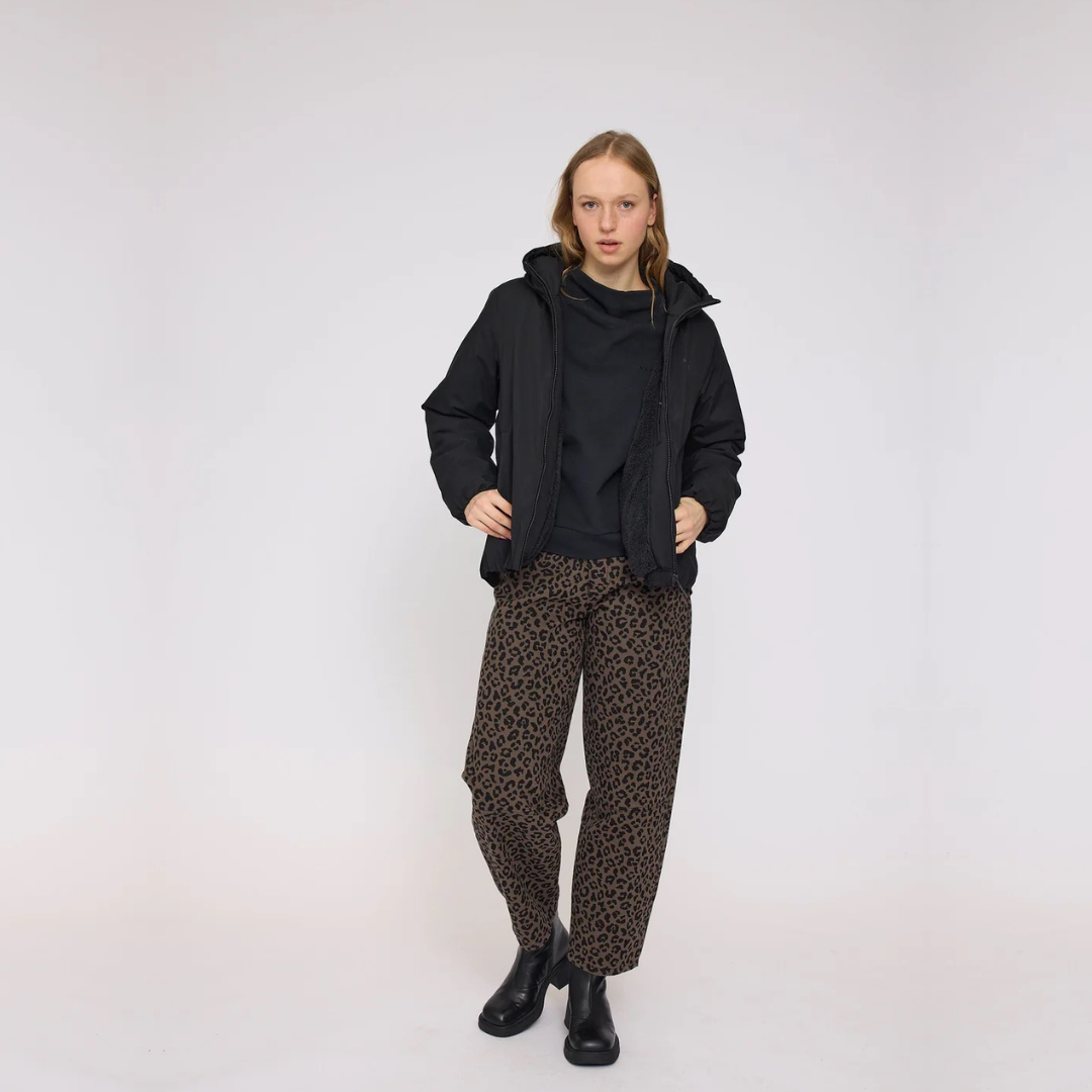 MAZINE || BASIC PADDED JACKET Black