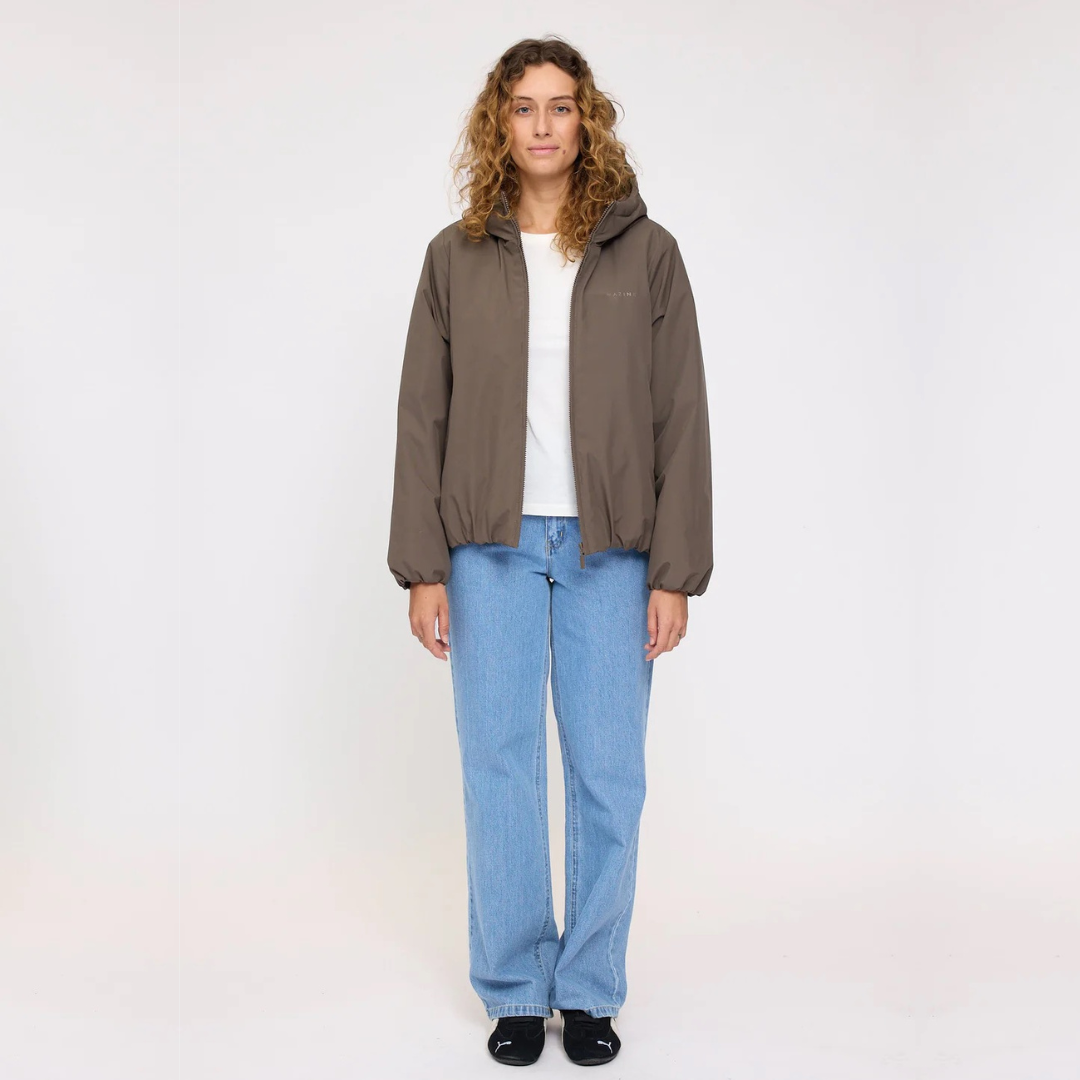 MAZINE || BASIC PADDED JACKET Olive Brown