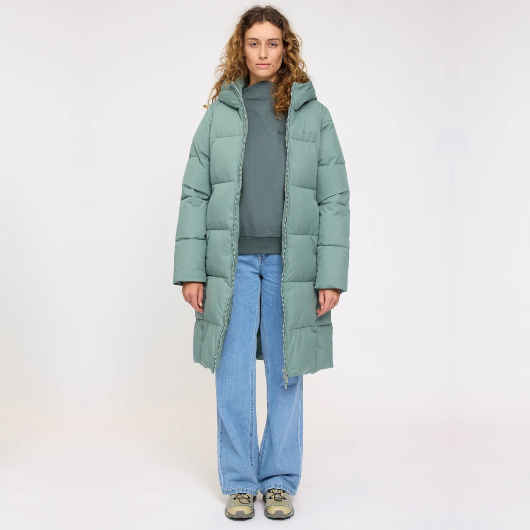 MAZINE || BASIC PUFFER COAT JADE