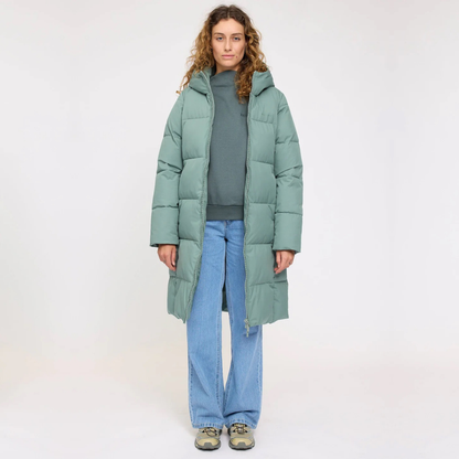 MAZINE || BASIC PUFFER COAT JADE