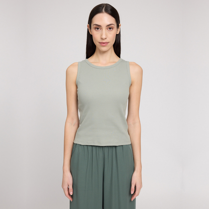 MAZINE || WOMANS BASIC TANKTOP EUCALYPTUS