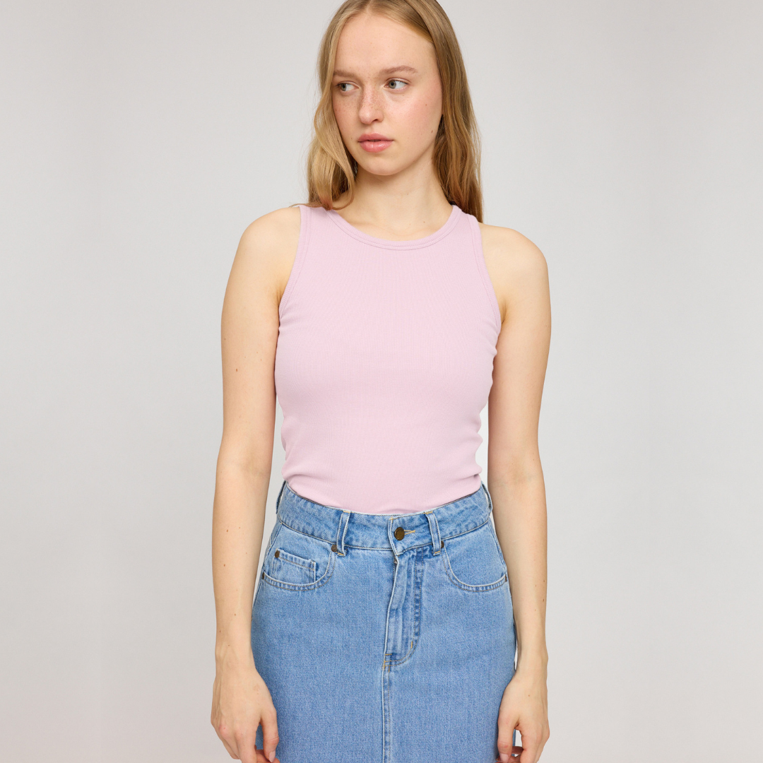 MAZINE || WOMANS BASIC TANKTOP PEONY PINK