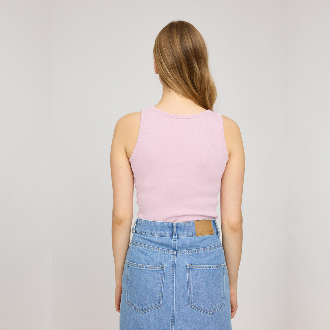 MAZINE || WOMANS BASIC TANKTOP PEONY PINK