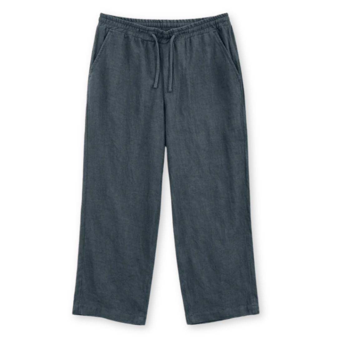 MAZINE || LINEN PULL-ON PANTS HERREN BOTTLE