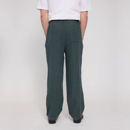 MAZINE || LINEN PULL-ON PANTS HERREN BOTTLE