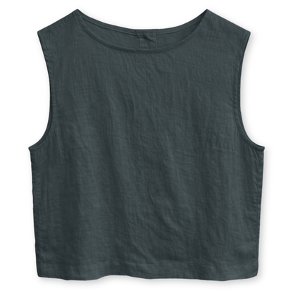 MAZINE || WOMANS LINEN TOP BOTTLE