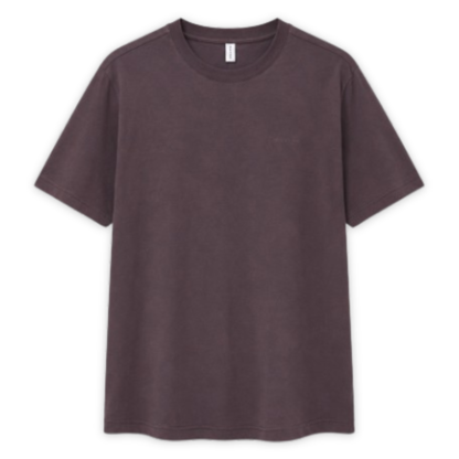MAZINE || MEN BACK PRINT T-SHIRT BLACK COFFEE/WANDER