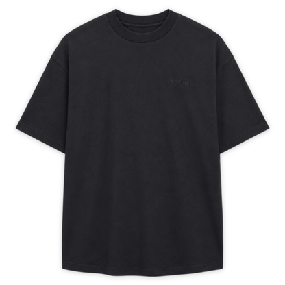 MAZINE || MEN HEAVY BASIC T-SHIRT BLACK