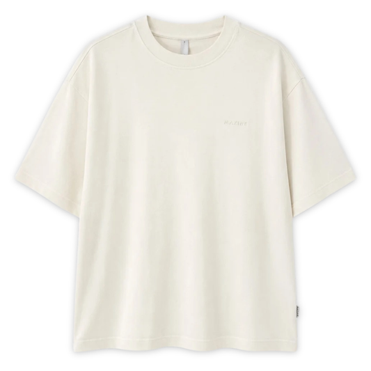 MAZINE || MEN HEAVY BASIC T-SHIRT OFFWHITE