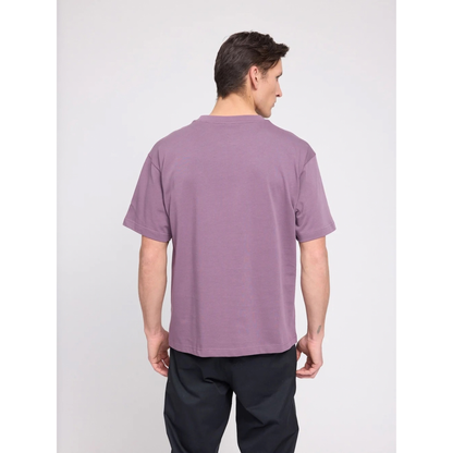 MAZINE || MEN HEAVY BASIC T-SHIRT PLUM