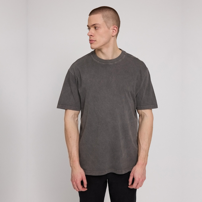 MAZINE || MENS NATURAL DYE T-SHIRT ANTHRACITE