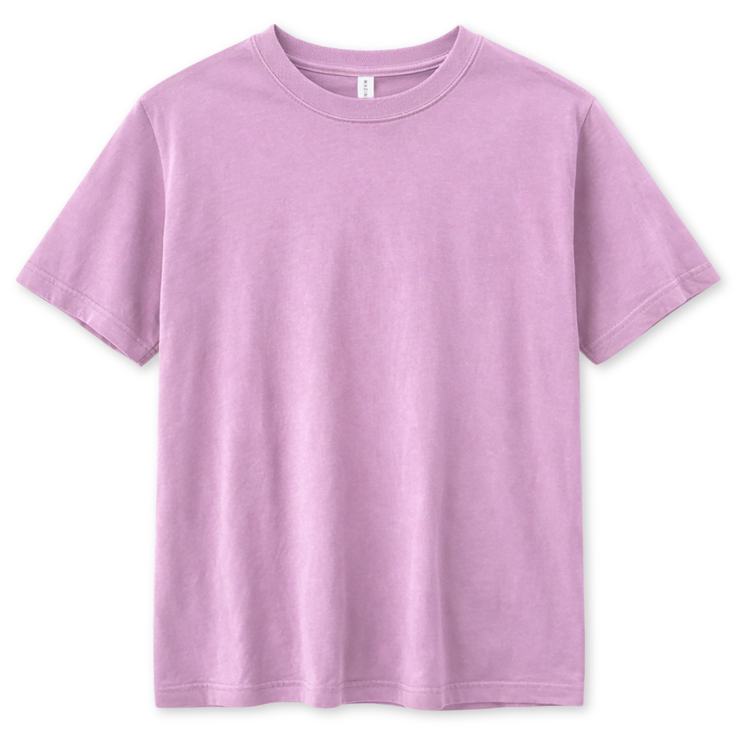 MAZINE || MENS NATURAL DYE T-SHIRT ORCHID