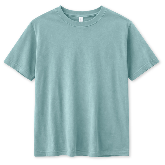 MAZINE || MENS NATURAL DYE T-SHIRT TURQUOISE