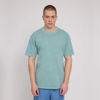 MAZINE || MENS NATURAL DYE T-SHIRT TURQUOISE