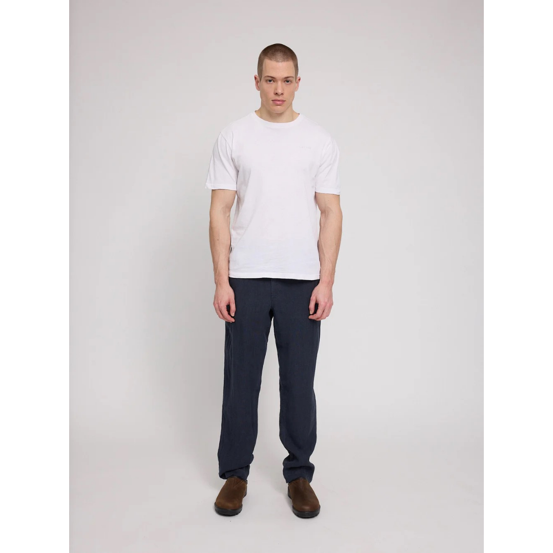 MAZINE || REGULAR LINEN PANTS MEN INK BLUE