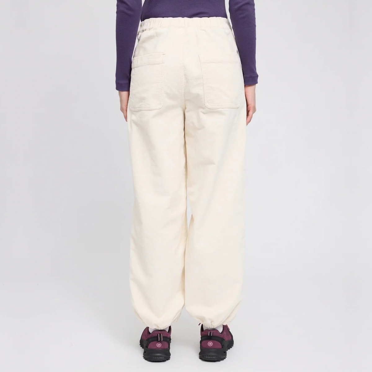MAZINE || RELAXED CORDUROY PANTS TOFU WOMAN