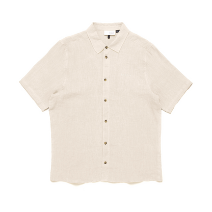 MAZINE || SHORTSLEEVE LINEN SHIRT MOON