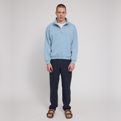 MAZINE || MENS SWEAT TROYER LIGHT BLUE